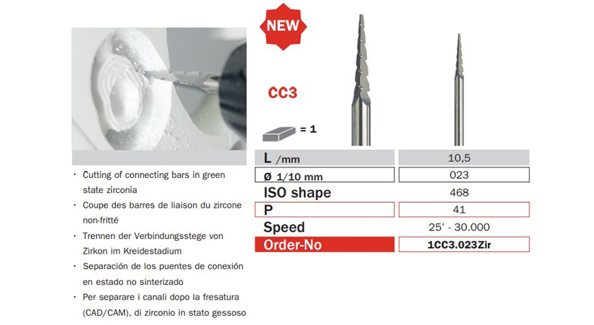 Zirconia Removal Bur