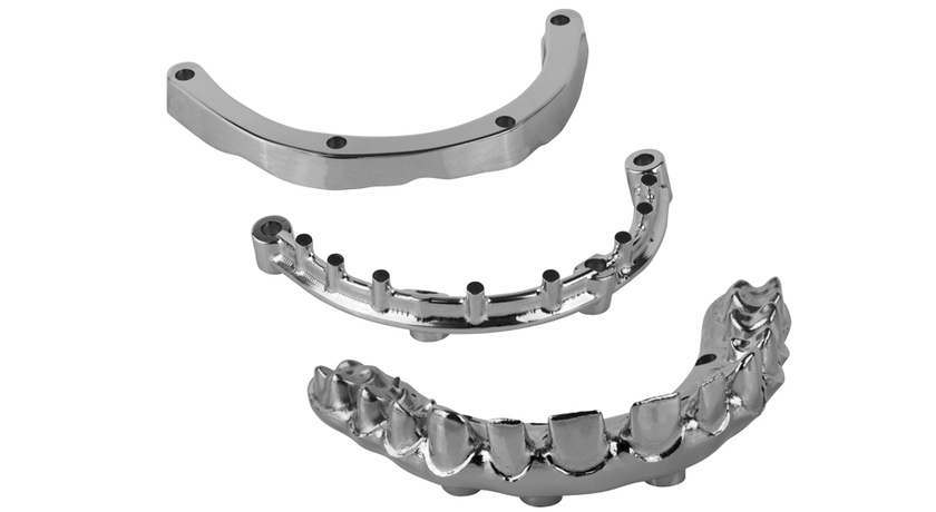 Milled Cobalt-Chrome Bridge & Bar | Dental Directory Australia